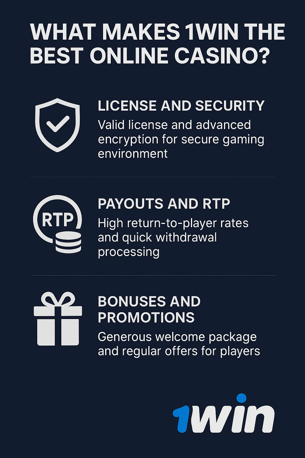 1win advantages